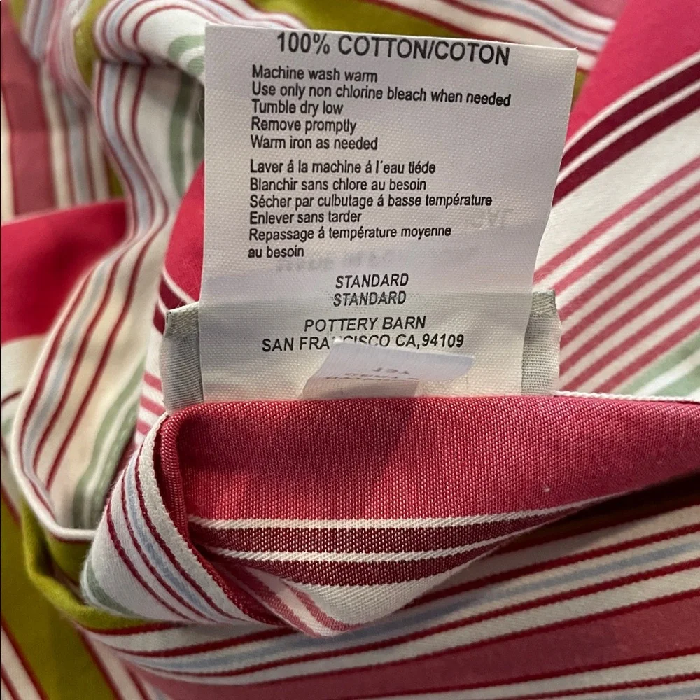 Pottery Barn Stripe Duvet Cover